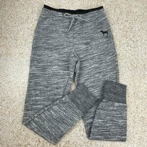 PINK Victoria's Secret Gray Marled Jogger Sweatpants Small